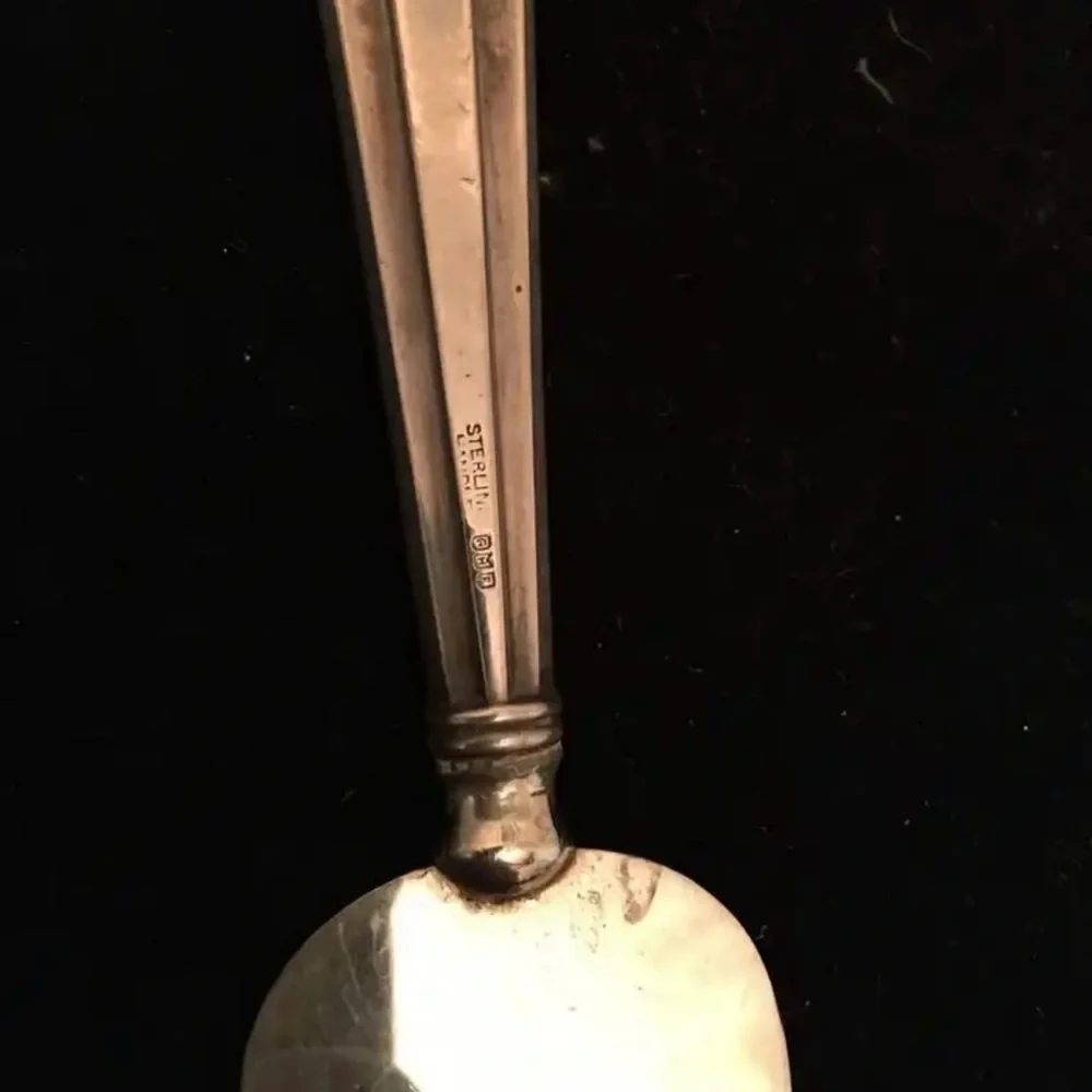 Hammered Silver Cheese Server - Vintage Style